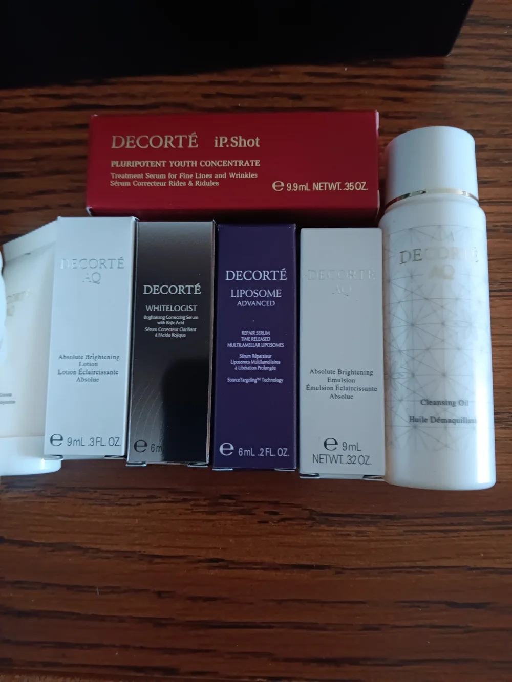 Decorte sample boxes